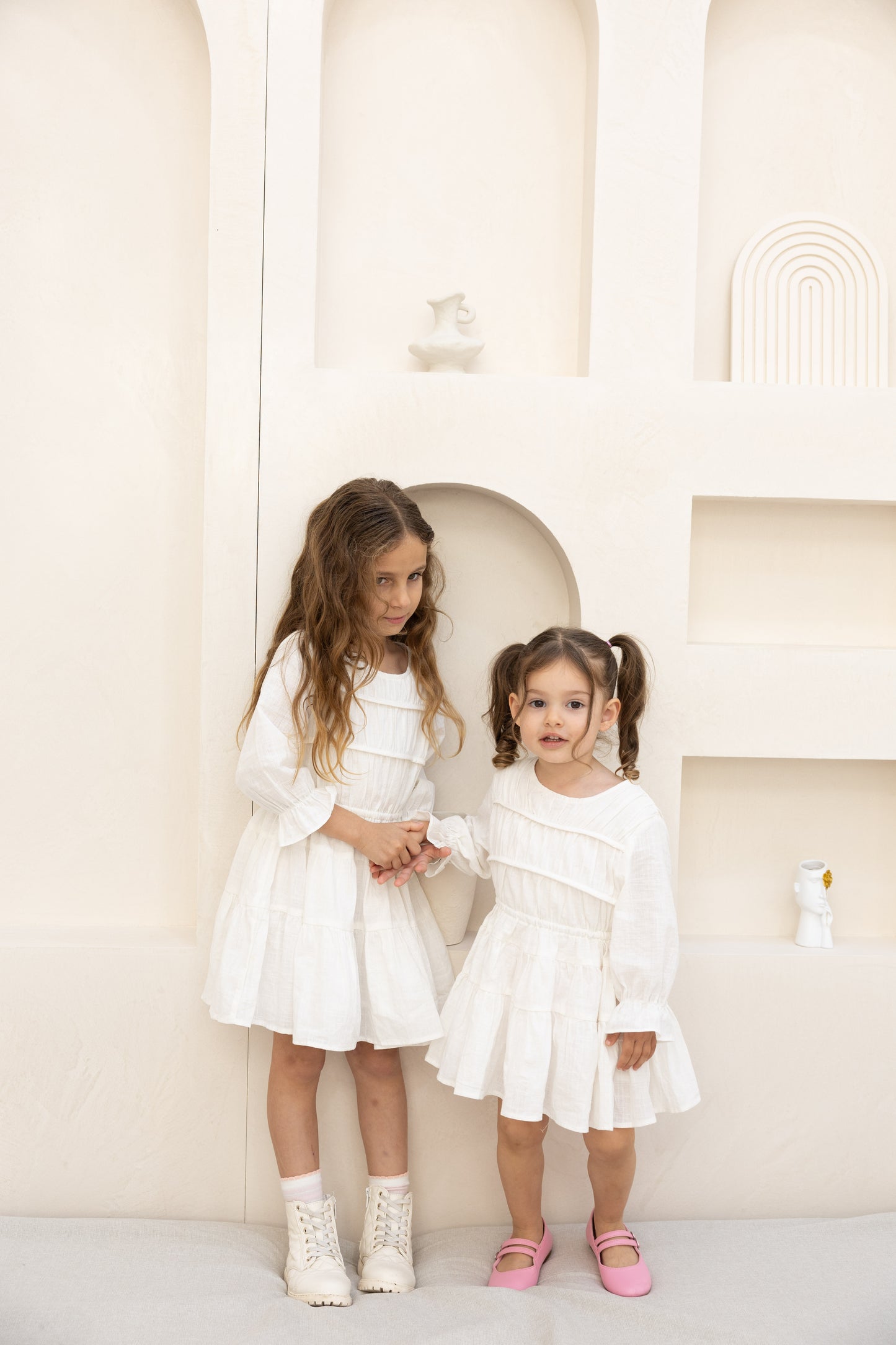 Latte Cloud Dress - Kids