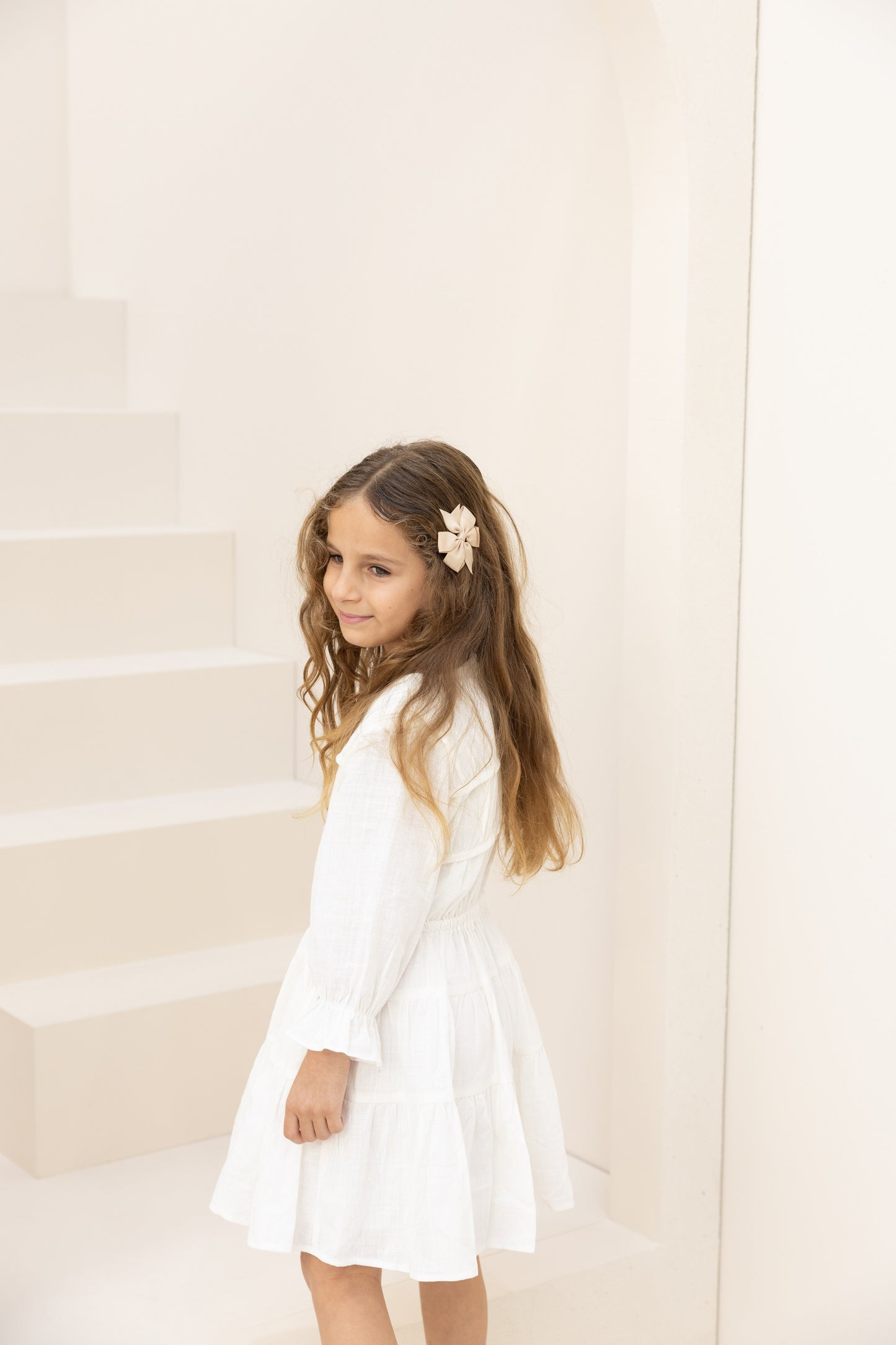 Latte Cloud Dress - Kids