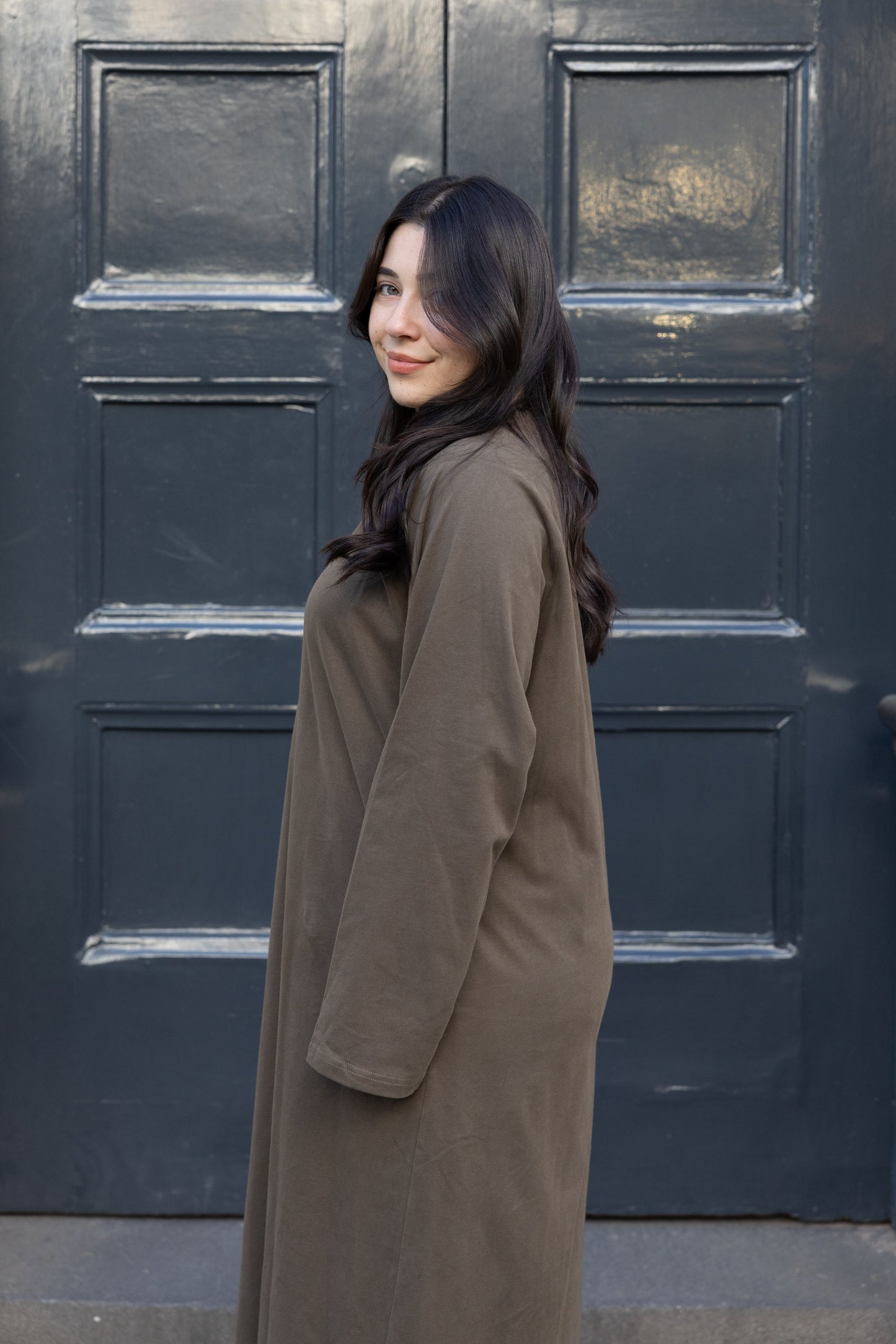 T-Shirt Dress - Army Green