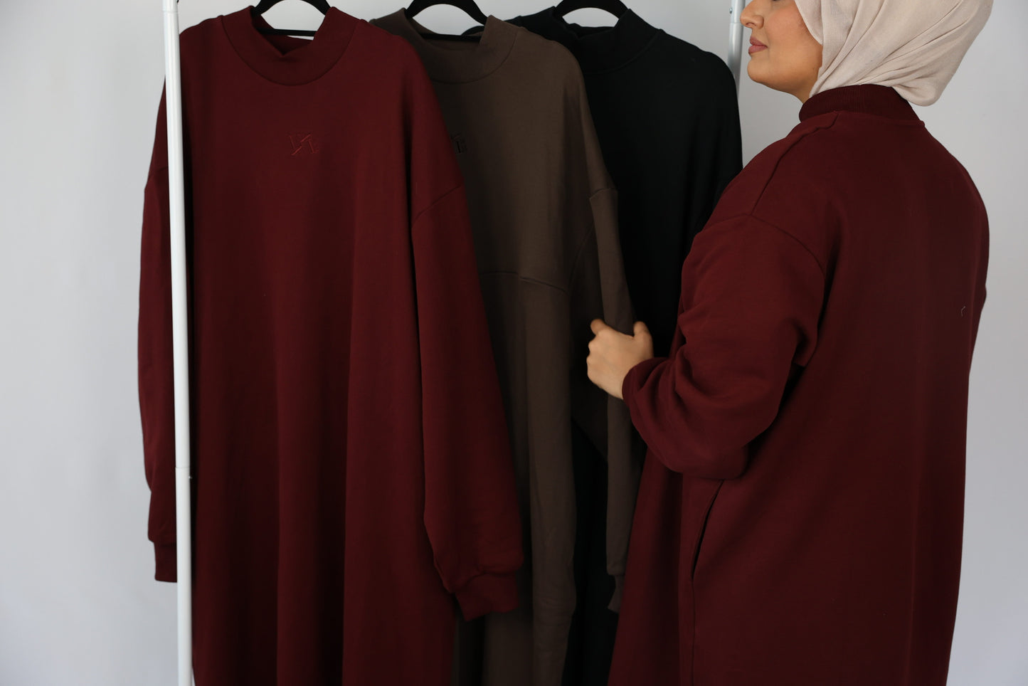 Sweater Dress - Maternity Embroidered Logo