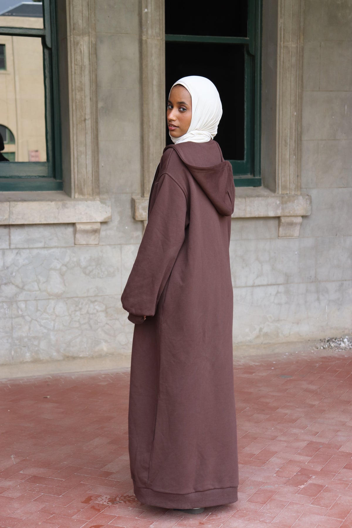Freya Maxi Jacket - Brown