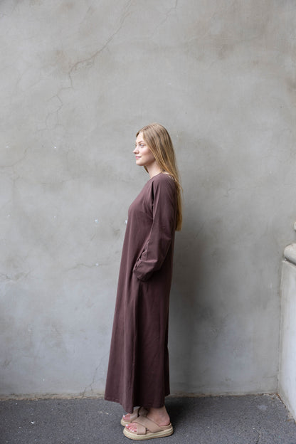T-Shirt Dress - Brown