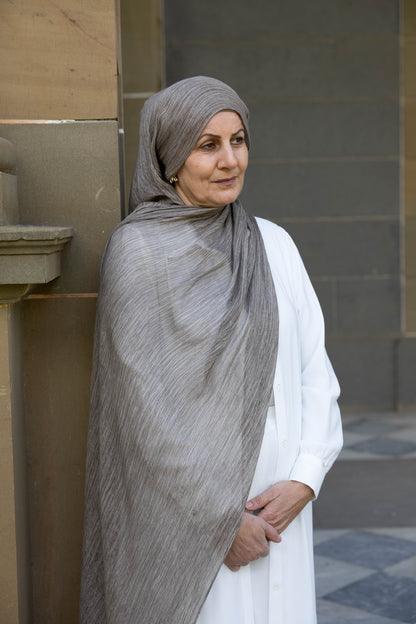 Mocha- Rayon Hijab Set