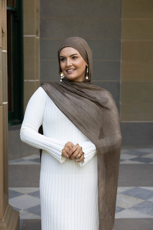 Choc espresso- Rayon Hijab Set