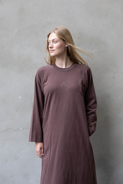 T-Shirt Dress - Brown