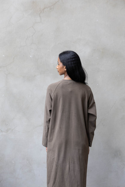 T-Shirt Dress - Army Green