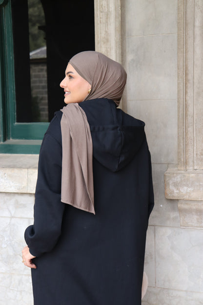 Freya Maxi Jacket- Black