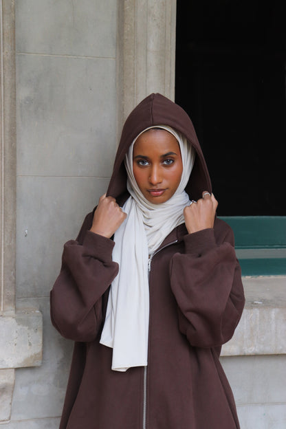 Freya Maxi Jacket- Brown