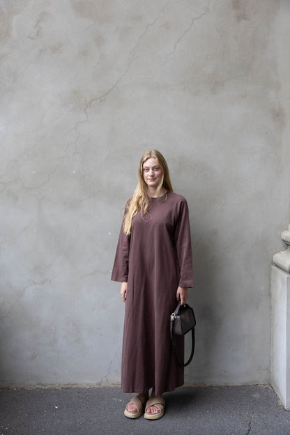T-Shirt Dress - Brown