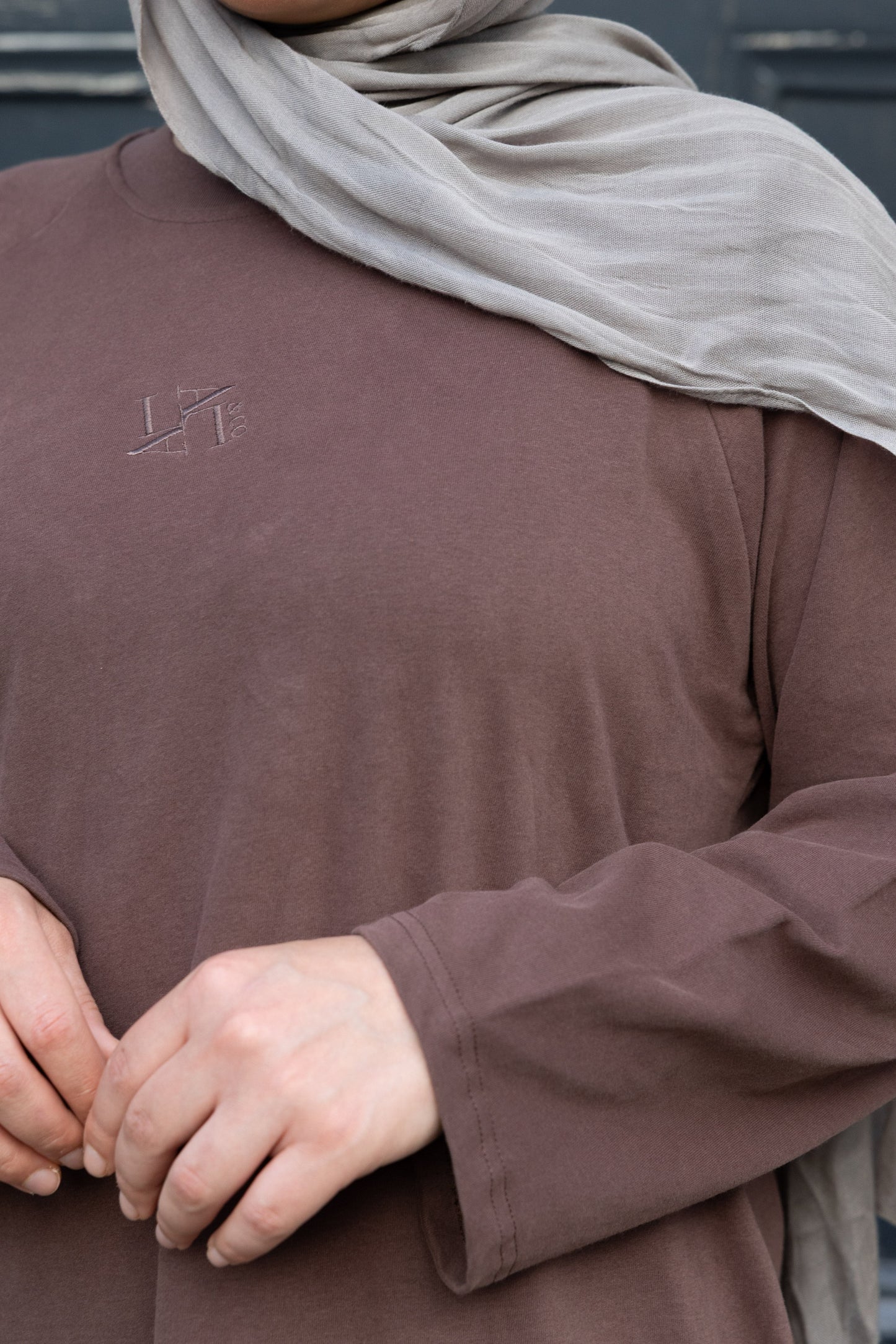 T-Shirt Dress - Brown