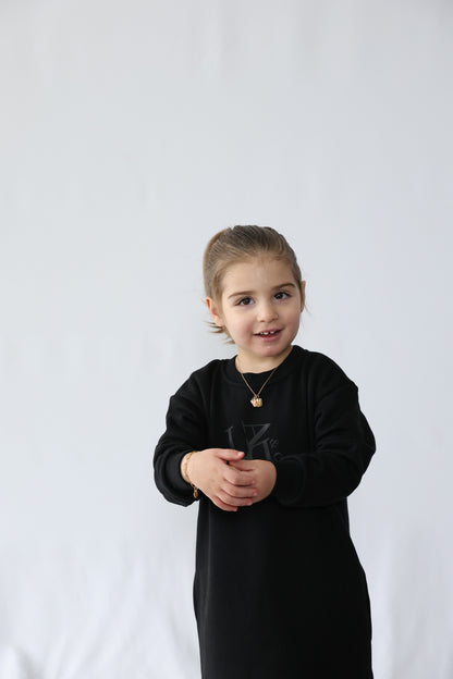 Sweater Dress with Printed Logo - Kids