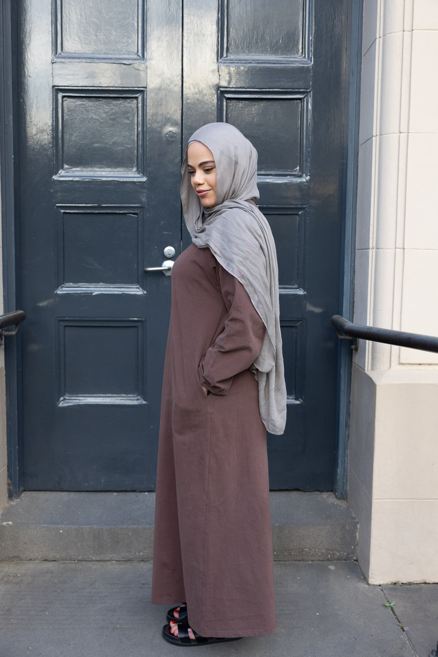 T-Shirt Dress - Brown