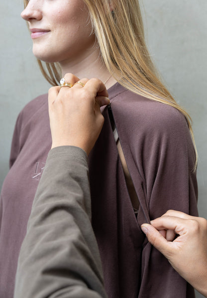 T-Shirt Dress - Brown