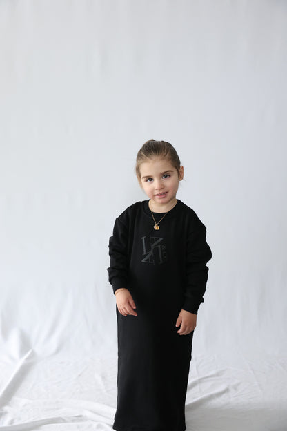 Sweater Dress with Printed Logo - Kids